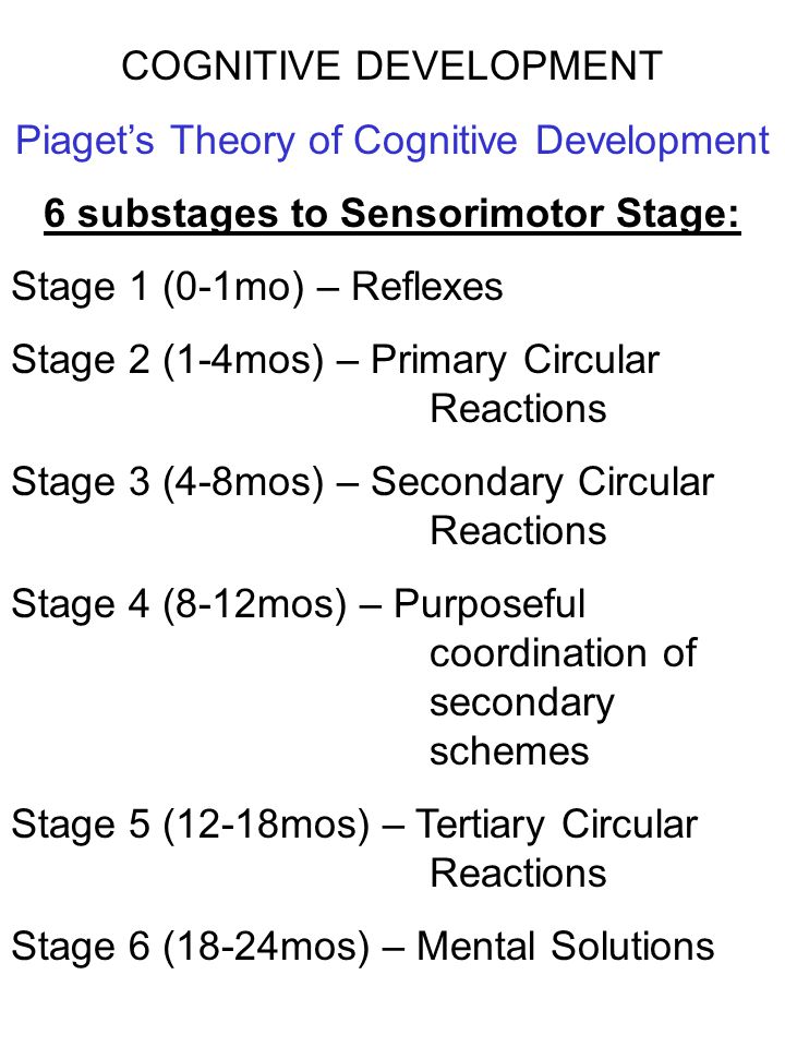 Piaget circular outlet reactions